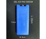 Freeze Pad 500gm – Extra Large, Heavy Duty Reusable Pad for Logistics, Food Safety, Pharma, High Cold Retention, Non-Toxic, CE/FDA Certified, PE Gel, Absorbent, Leak-Proof, Flexible, Eco-Friendly